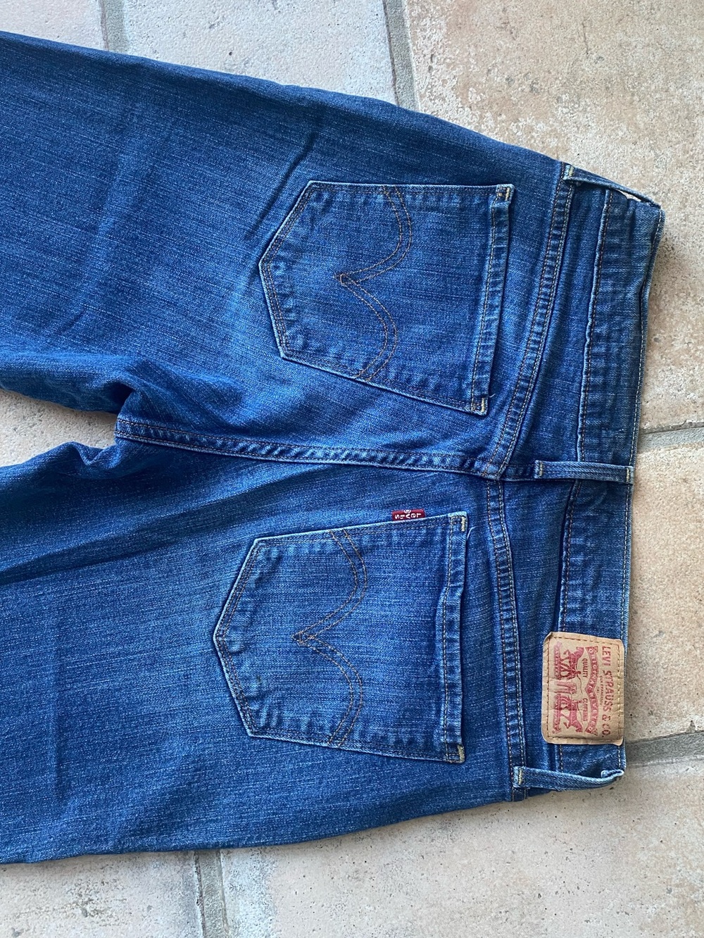 Levi's 505 Straight Leg Denim Jeans - Size 28